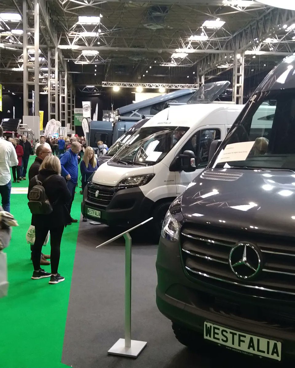 A fantastic day at the Caravan,  camping and motorhome show at the NEC, scoping out our next van. Just need to save a few more pennies. Great atmosphere and lots of great people to talk to! #vanlife #campervan #caravancampingandmotorhomeshow