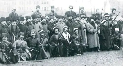 Russian Empire broke resistance by late 19th c. But once it collapsed in 1917, the war of extermination between the Chechens and the Cossack settlers started. Chechens declared pro-Red, Cossacks pro-White (similar to Ulster Scots vs Highland Gaels in Revolutionary America)