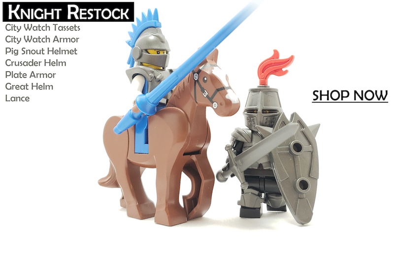 BrickWarriors's tweet photo. KNIGHT RESTOCK! Our Most Popular Knight Items Are Back! Hurry! Grab Yours Now!
 #lego #customlego #legoarmy https://t.co/tK5gXw6yEE