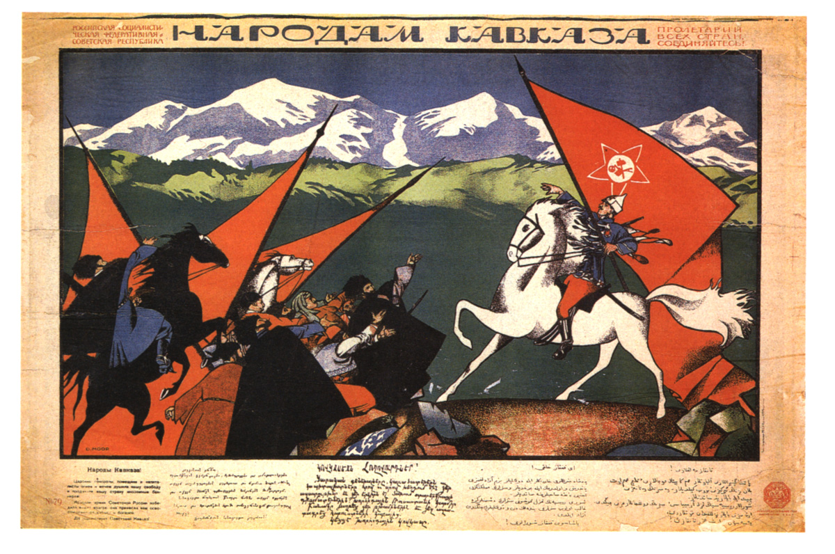 Of course Whites sent best troops and drowned Chechnya in blood. Of course they levelled villages with artillery. BUT. Every soldier and cannon sent to Chechnya were taken from the advance on Moscow. Critical assault failed. The Whites lost(Bolshevik propaganda in Caucasus)