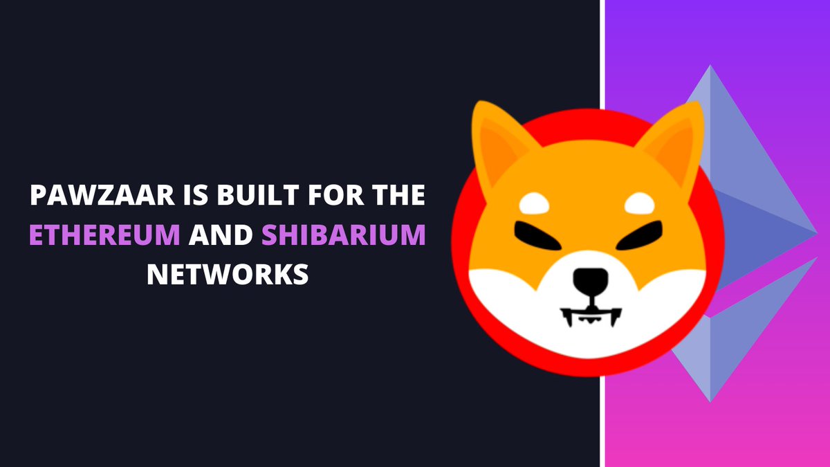 PawzaarOfficial's tweet image. Pawzaar, the upcoming NFT marketplace built by PawZone, will be created for the #Ethereum and #Shibarium networks. #SHIB
