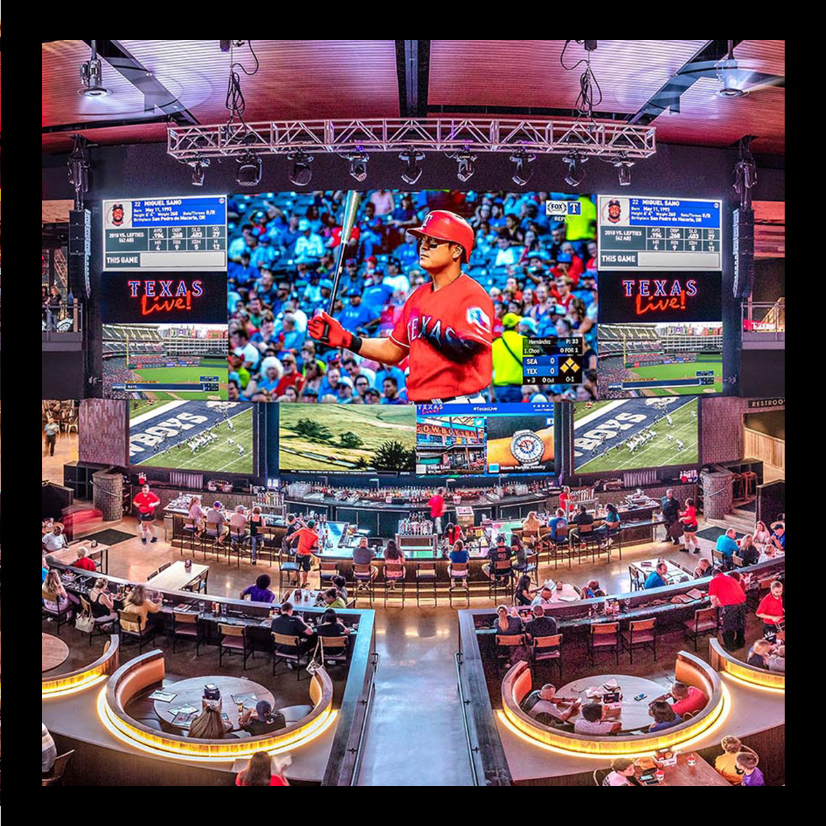 CoherentDesign1's tweet image. Everything is bigger in Texas.
Have you been to Texas Live!? It is a 150,000 square foot entertainment epicenter! #ExperientialDesign #AudioVisualDesign #LightingDesign #VideoDesign