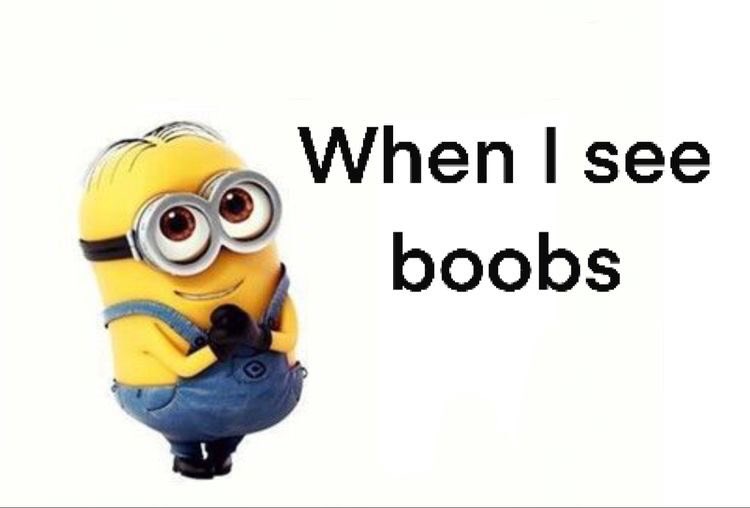 minions7u7's tweet image. cuando veo tetas