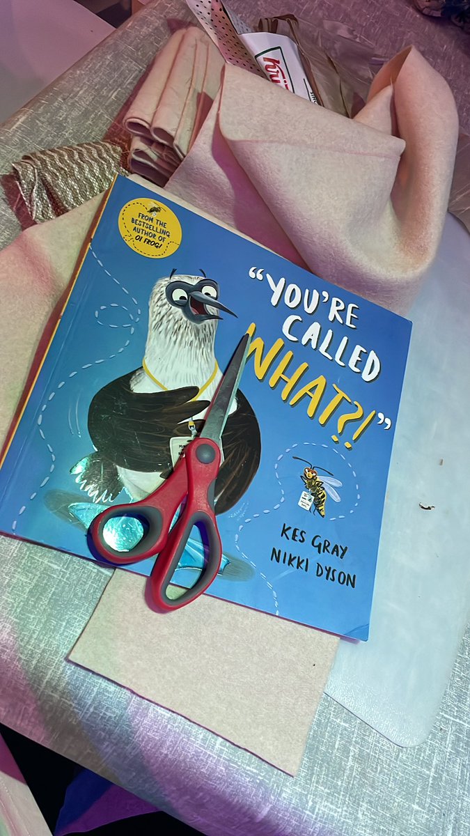 Getting excited for Thursday - last minute costume making. This book is one of my favourites I was spoilt for choice on cool characters! <a href="/DoodleDyson/">Nikki Dyson</a> Who do you think I’ll be!