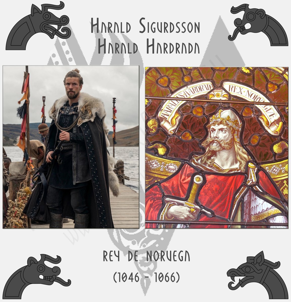 Vamos con uno de los protagonistas: Harald Sigurdson o Harald III de Noruega, apodado Hardrada, que signigifica «El Despiadado». ¿Quién fue este buen muchacho y qué hizo? Os cuento la parte «histórica» (que no tiene por qué ser lo que pase en la serie) #AnalizandoVikingsValhalla