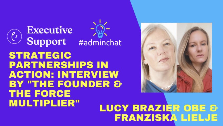 Our latest adminchat is an interview with my new EA, @Franzilon and I, exploring
Strategic Partnership in action. The interview was hosted by @hallieswarner1
"The Founder &amp; The Force Multiplier" youtu.be/VDAZFRDGxUI