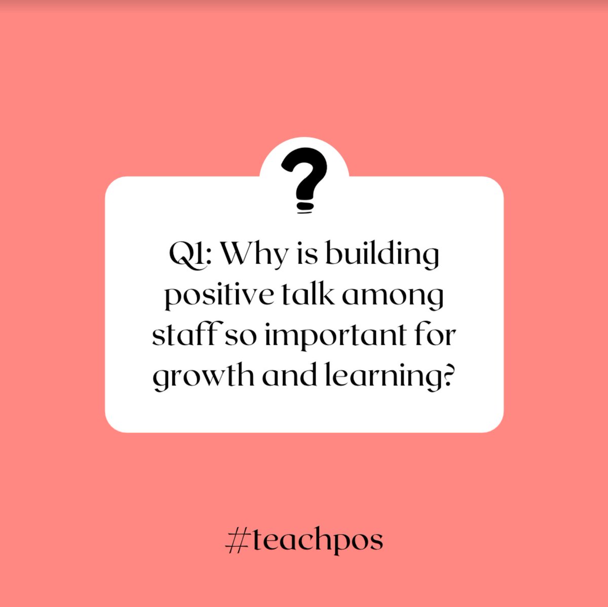 Q1 #Teachpos
Please Retweet!