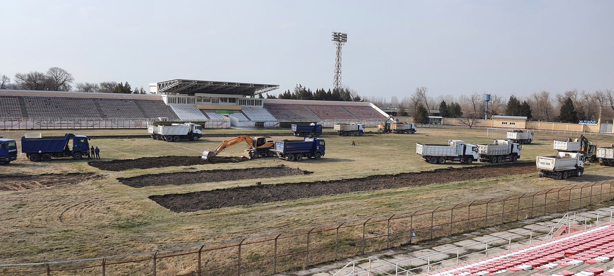 AkmalHeuristic's tweet photo. Yangi loyihani boshladik #ufa #technicalcenter #hybridgrass https://t.co/fjkf5OrYGB