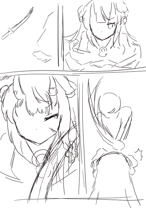 ⚓😈妄想
(※勢いで描いたのでしっかりとは描けていませんのでなんとなくお楽しみください) 