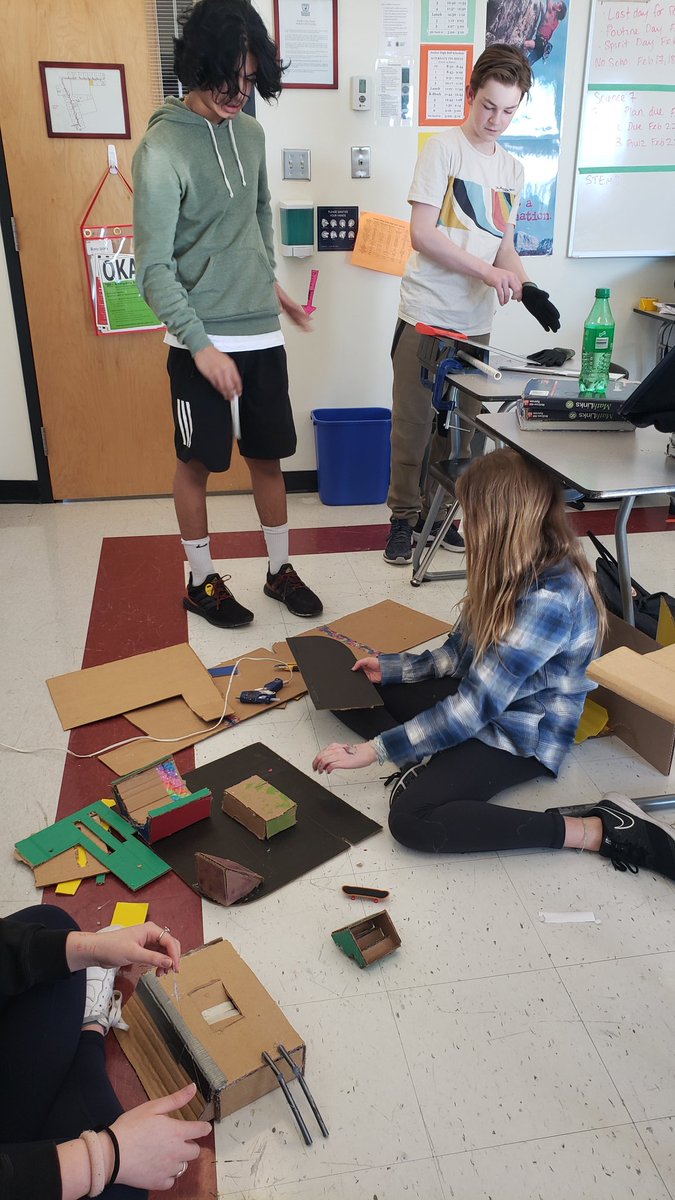 In our Urban Design unit, students use their knowledge of surface area, volume, work done and efficiency to design a skatepark! <a href="/mslisacorbett/">Lisa Corbett (she/her)</a> #WeAreRundle #becurious