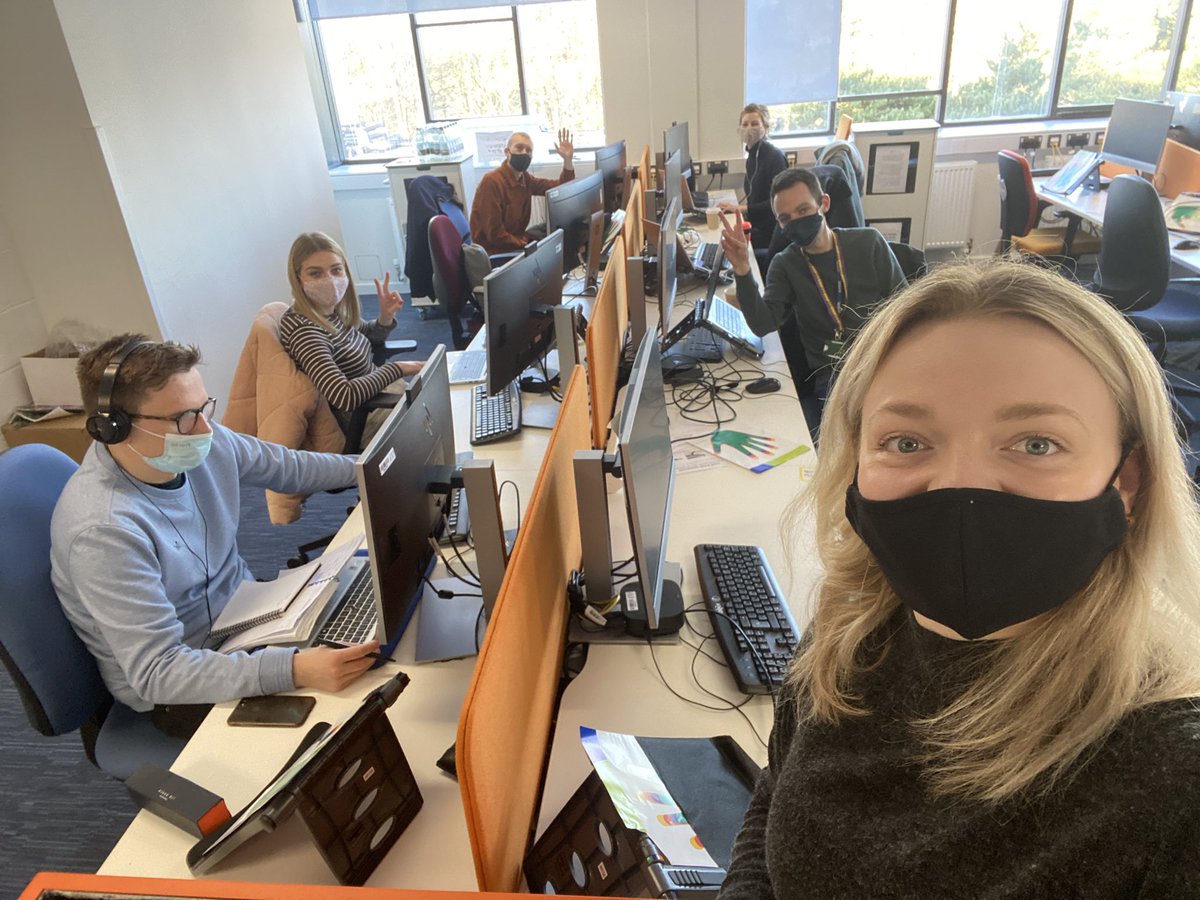 First week back in the office ✅

Brilliant to be back working with some of my team in person after almost two years to the day since we packed up the office 🤯

<a href="/uniofeastanglia/">UEA</a>