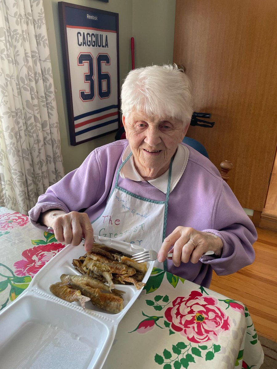 Made my day to surprise sweet Gwennie with smelts from the annual River John Smelt Fry!  #PictouWest #CountyLiving #RiverJohn #TreasuredFriendship