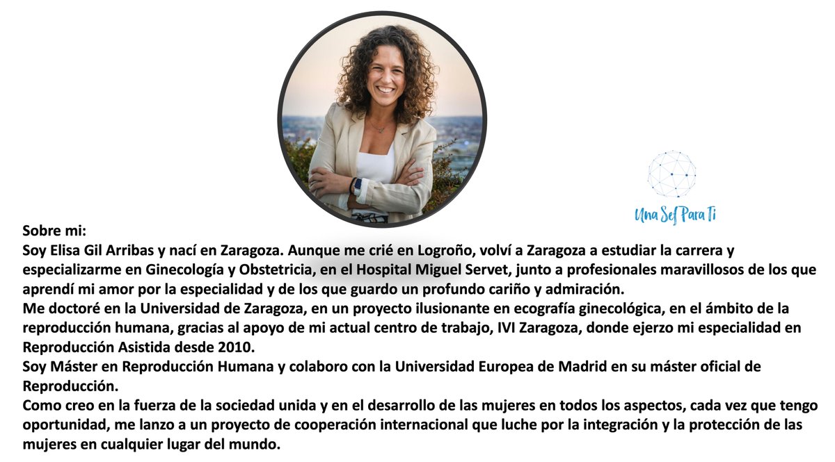 Dra Elisa Gil: “Sin individualismos ni intereses personales, este grupo pretende luchar con energía, juventud, ilusión y pragmatismo por una SEF mejor posicionada, líder en la materia y con un buen lugar en el mundo" #unasefparati