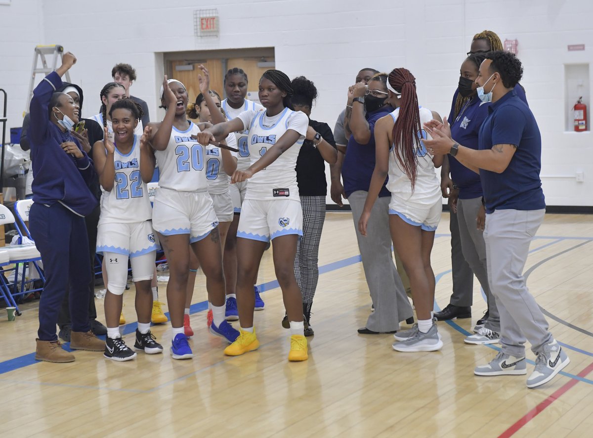 THE OWLS ARE GOING DANCING!!  Prince George's punches their ticket to the National Tournament in Rochester, MN with a 76-56 win over @CVC_Suns in the Southeast District Championship
