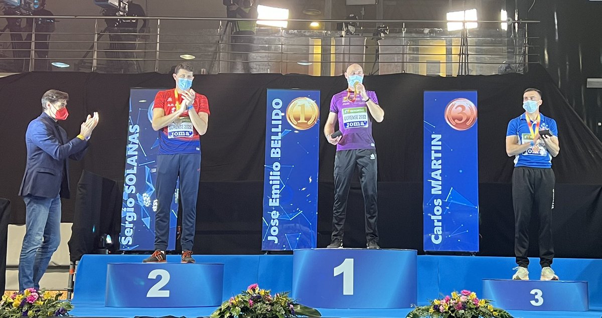 atletismoRFEA's tweet photo. 🚹 Podio triple salto #CEatletismoPC

🥇 @jebm87 (16.15)
🥈 @srgjump (15.89)
🥉 Carlos Martín (15.56)

¡Enhorabuena! 🔗 https://t.co/BAdxAAv4Ps https://t.co/wBB5AYHIzj