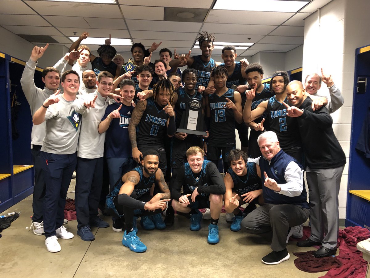 uncwmenshoops's tweet photo. #CAA Regular Season Champions! https://t.co/VN6V6YWoTJ