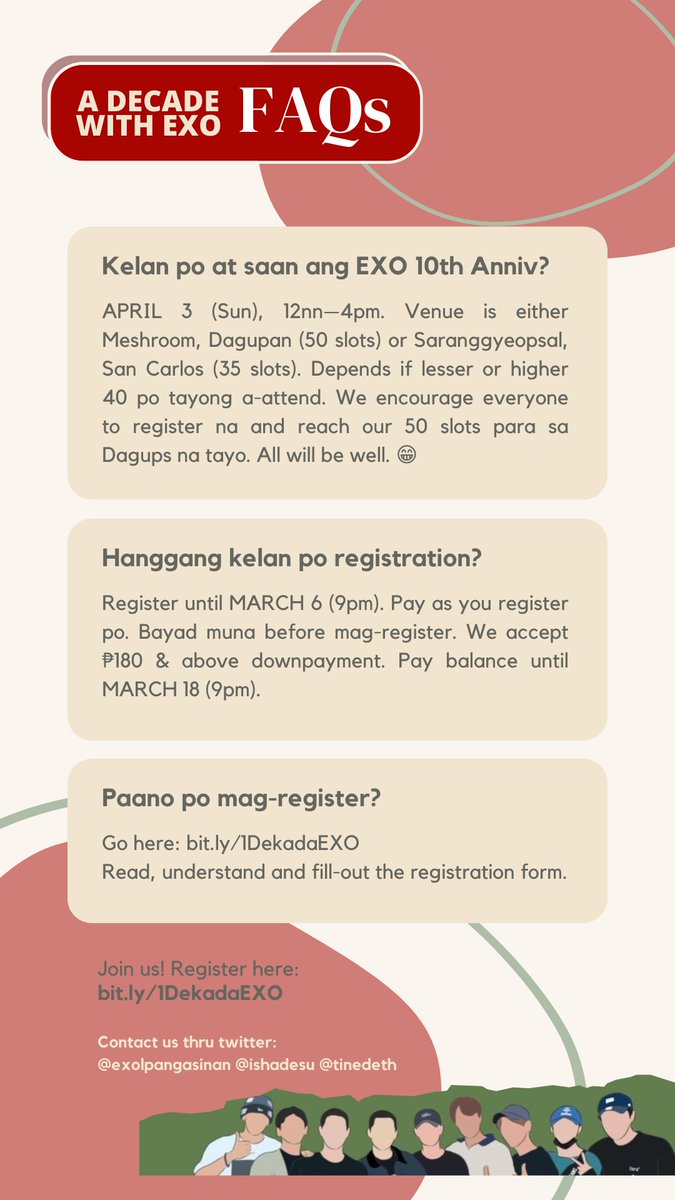 exolpangasinan's tweet photo. FAQs (1/2)

#EriPang_EXODekada
#IsangDekadaWithEXO
#ADecadeWithEXO https://t.co/EnRzTbwxAk