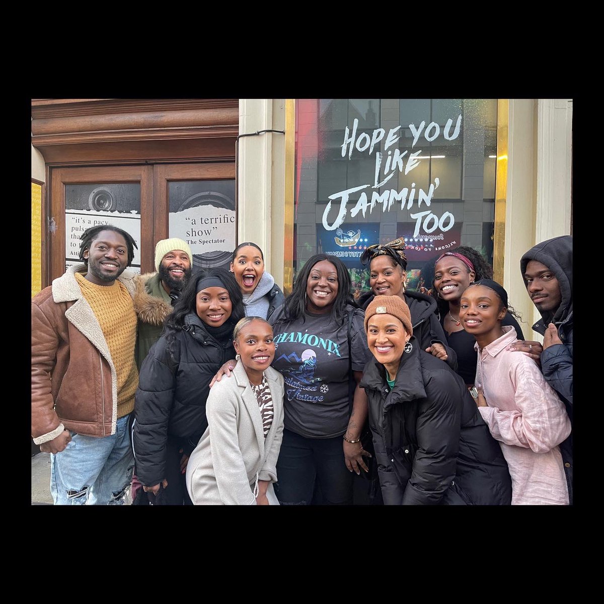 <a href="/GetUpStandUpLDN/">Get Up Stand Up! The Bob Marley Musical</a> Truly PHENOMENAL show! We laughed, danced, cried and danced again!! 💃🏾🎶🎸🔥The cast performance had us captivated from the start! @DeclanSpaine (Bob Marley) &amp; <a href="/GabbyBro/">Gabrielle Brooks</a> Rita Marley) stole our hearts with their solo performance. #Bobmarley #Getupstandup #Musical