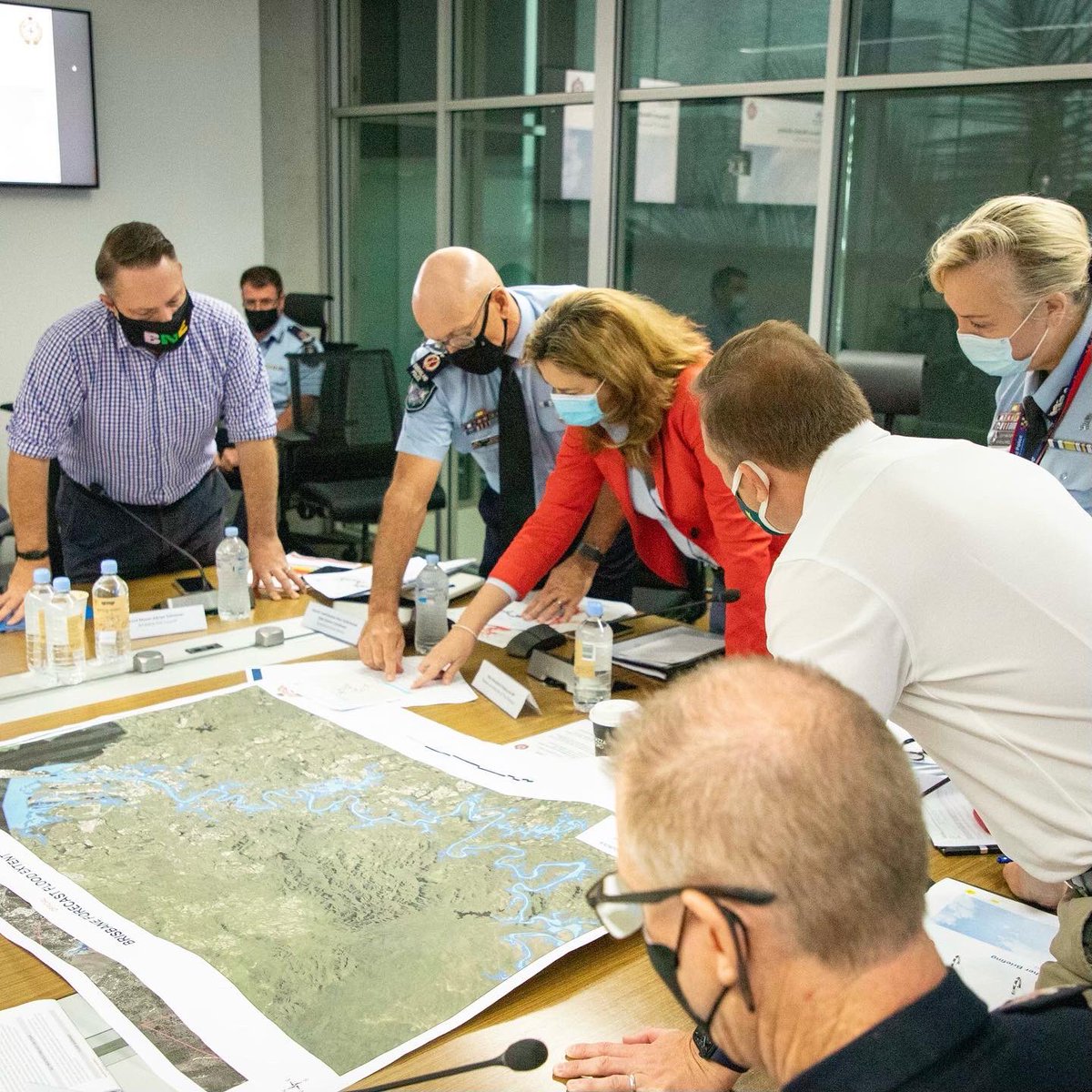 The Premier is currently chairing a meeting of the Queensland Disaster Management Committee.

It includes mayors from every affected city and town, emergency services, power and water suppliers.

This is how we come together to face every natural disaster.