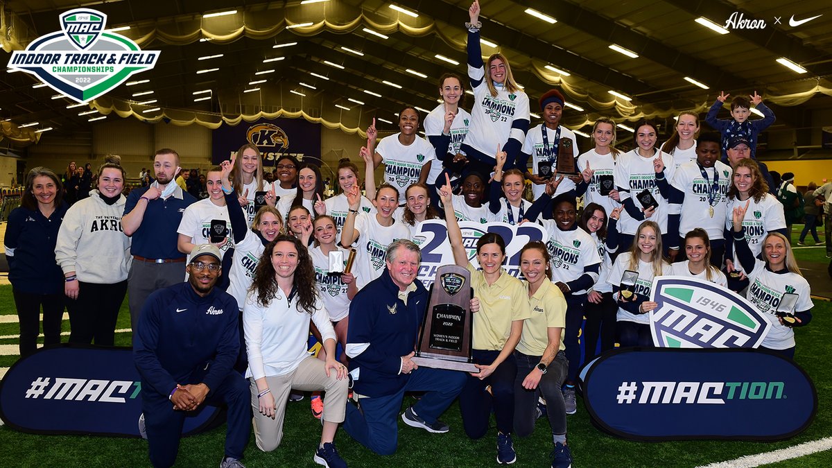 Your <a href="/ZipsTFCC/">Akron Zips Track/CC</a> 2022 MAC Indoor T&amp;F Championship team photo as the Zips earn their seventh indoor league title

#FindAWay | #GoZips | <a href="/ZipsTFCC/">Akron Zips Track/CC</a>