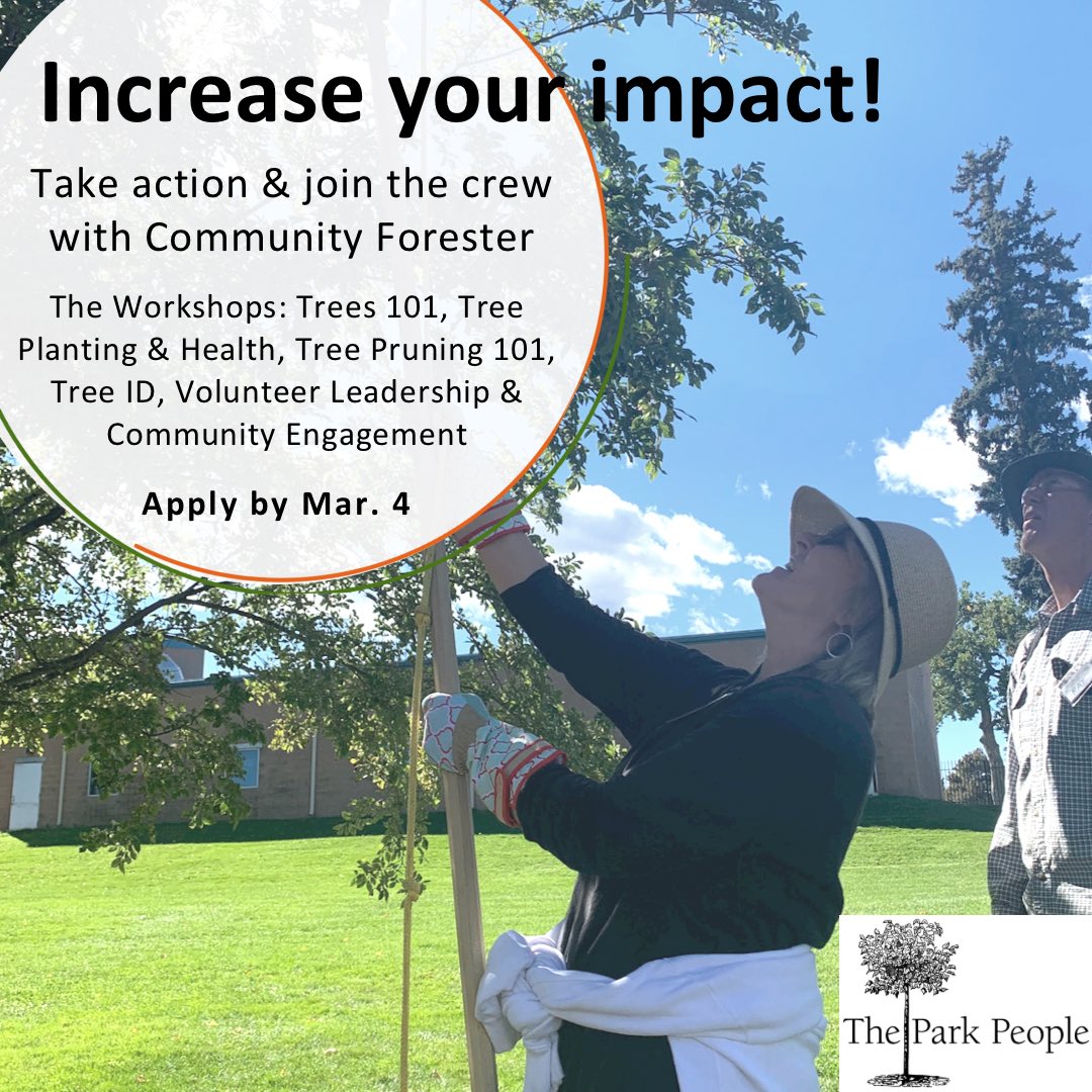 Planting even one tree makes an immediate difference in your surrounding environment. Do you want to make a difference at the neighborhood and city-scale? Amplify your impact with Community Forester. Link below for more info 🌳

#communityforester #treecare #urbanforestry