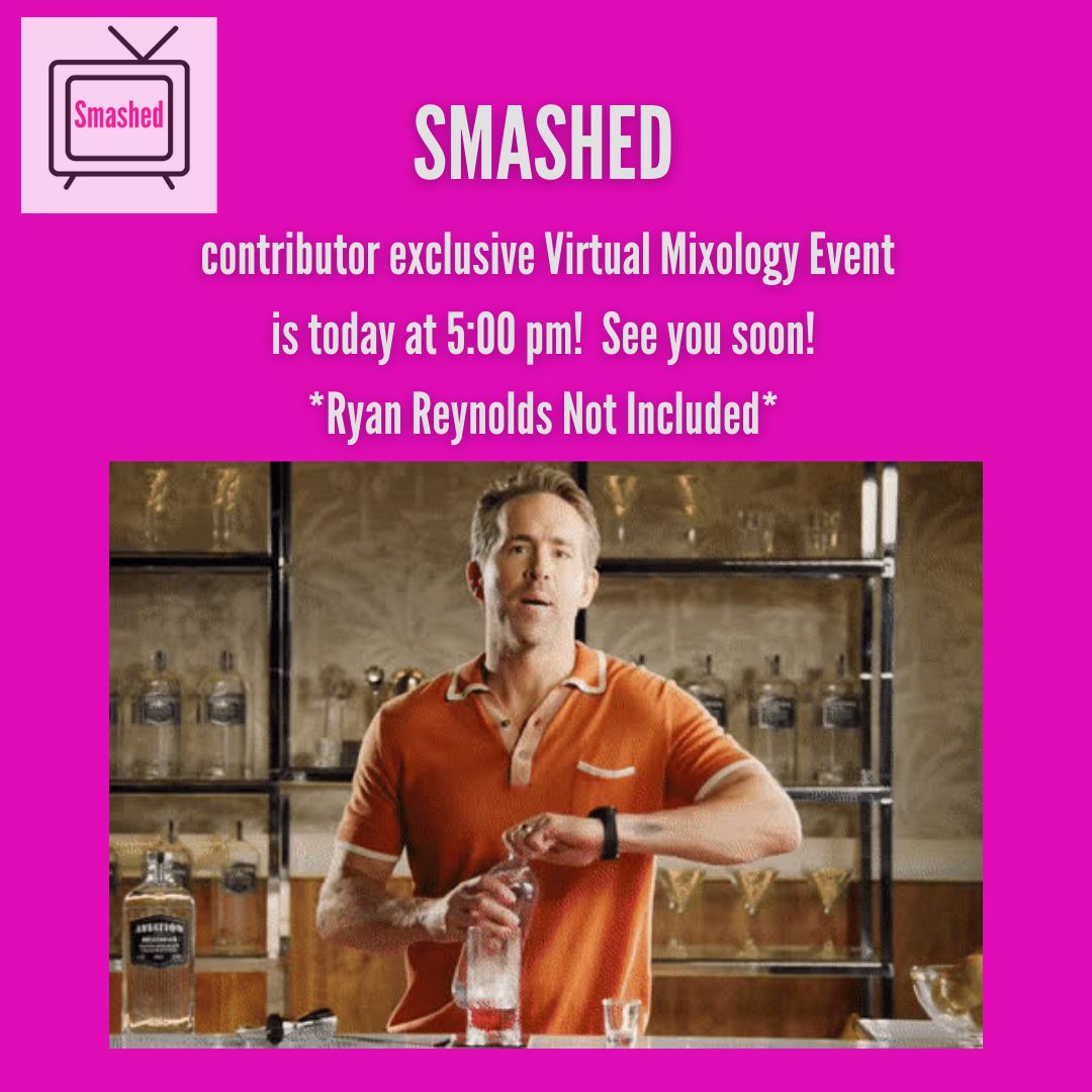 We are just a few hours away from our virtual event. Doors open at 5:00 pm PST with our Mixologist Lesson promptly at 5:30 pm with our host Mimi Rose! If you haven't received your ticket please register with this link runtheworld.today/app/invitation…
Tickets are limited!