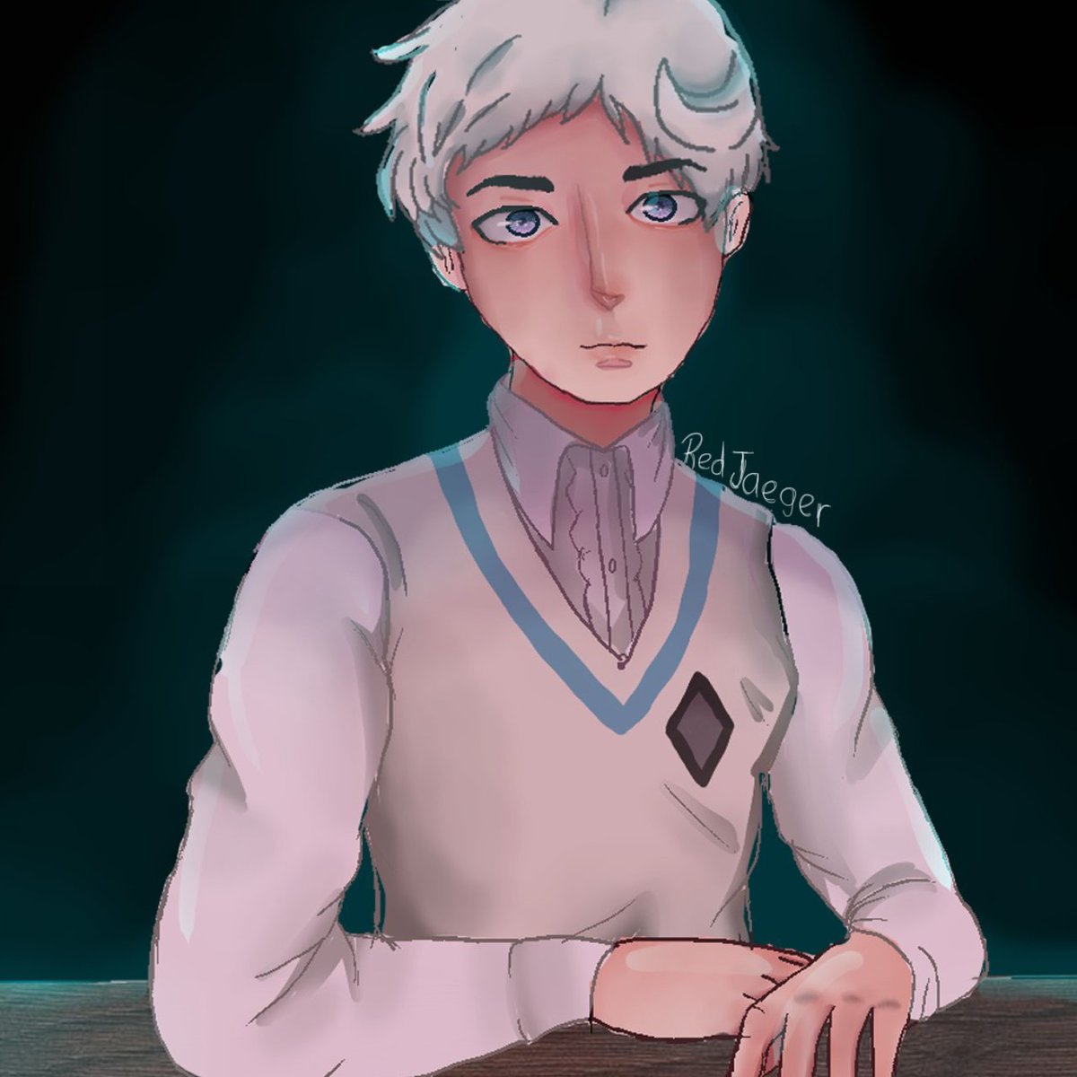 Red_Jaeger0's tweet photo. Norman Fanart - The Promised Neverland https://t.co/e7DbtL0W4n