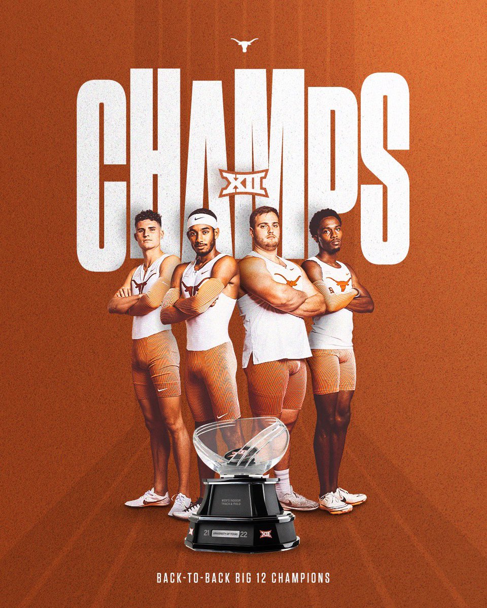 LIGHT. THE. TOWER. 🏆

<a href="/TexasTFXC/">Texas T&F/XC</a> defends the titles with a sweep in an absolute dominating fashion!

#HookEm