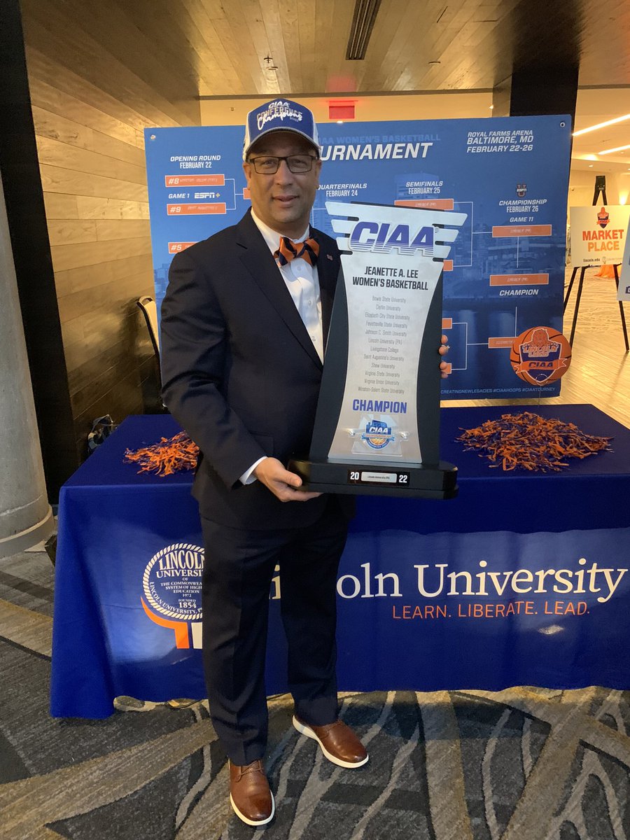 coach_mb's tweet photo. Coming home with the CIAA Women's Basketball Championship!! @LUL1onsAthletic https://t.co/h9ROmdvDcn