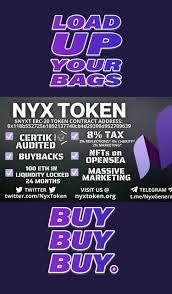nahidsalamat68's tweet photo. @NyxToken #NYXT 
#NYXToken
 #NYXonNYE 
#NewCoin 
#NewToken 
#NFT 
#ERC20News 
#CryptoNews 
#Cryptocurrency 
#Veterans #MultipleSclerosis 
#Donation 
#charity
✌🚀💎🔥 https://t.co/6VZBAnuoVP