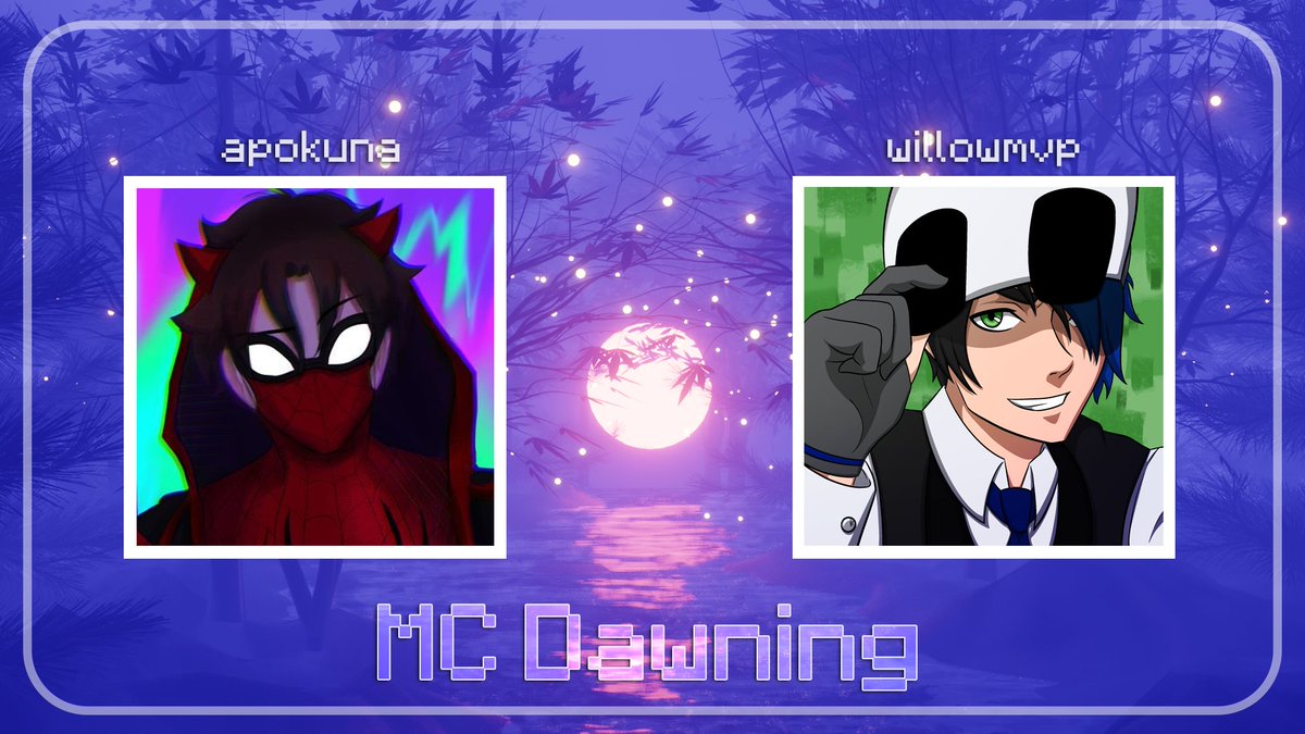 Continuing our Saturday announcements with a duo wanting to rise to the top ⚡

Introducing: Team Demon 😈
Featuring <a href="/apokuna_/">apokuna</a> <a href="/willowmvp/">willowmvp</a> 

Check them out on February 27th at 3pm EST in MC Dawning! 🌙