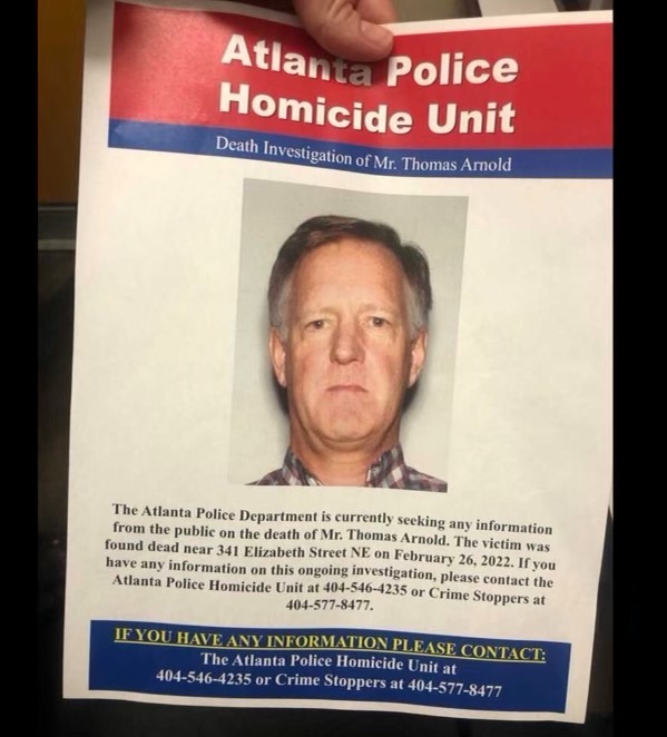 UPDATE: Atlanta Police have identified the man found dead this morning near the Atlanta BeltLine Eastside Trail as Thomas Arnold and are seeking more information from the public. Read more at this link: reporternewspapers.net/2022/02/26/pol…