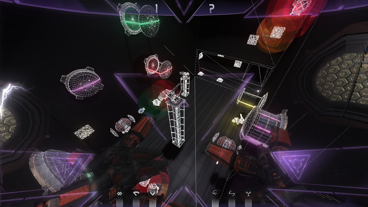 Having learned our lesson when discussing the Omenus, we'd like to keep it positive, so for #screenshotsaturday we're highlighting their high visibility visor, great for any occasion! #TheCartesianProejct #indiegame #indiegamedev 

#1OmenusFan