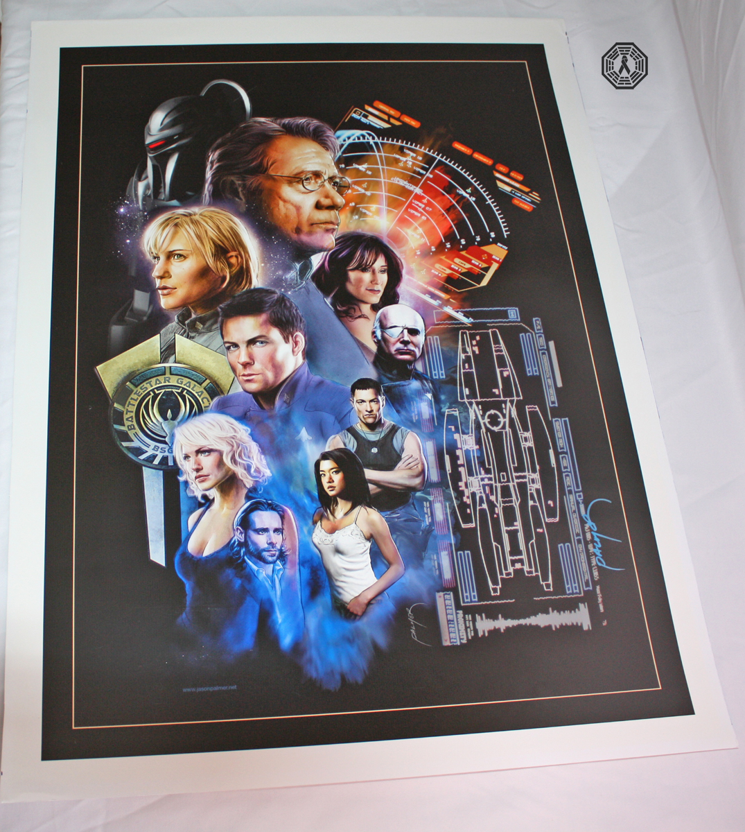 CancerGetsLOST's tweet photo. We have a fun #BSG package in our online charity auction, opening April 2: a press book & 3 art prints! 100% to benefit the cancer org @CCAlliance; every cent raised will be donated. https://t.co/Zdku4ltSeN #BattlestarGalactica artists: @JoeySpiotto @jasonpal_art @Russellwalks https://t.co/ufPBkpIyQ8