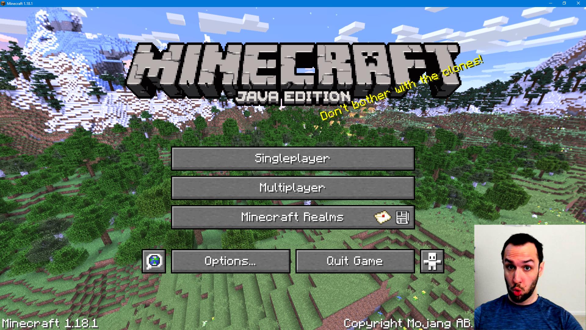 Minecraft 1.18 Java Edition Download