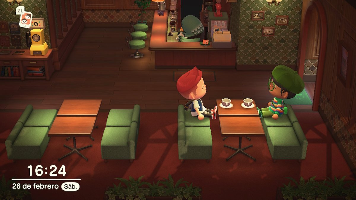 Dierods_Agent's tweet photo. Un café con mi amiga @txaguaFern estuvo delicioso el café en compañia ;) #AnimalCrossing #ACNH #NintendoSwitch https://t.co/36vtu0zQ7f