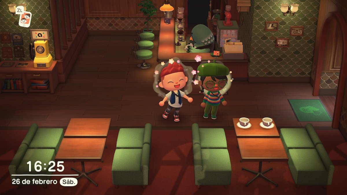 Dierods_Agent's tweet photo. Un café con mi amiga @txaguaFern estuvo delicioso el café en compañia ;) #AnimalCrossing #ACNH #NintendoSwitch https://t.co/36vtu0zQ7f
