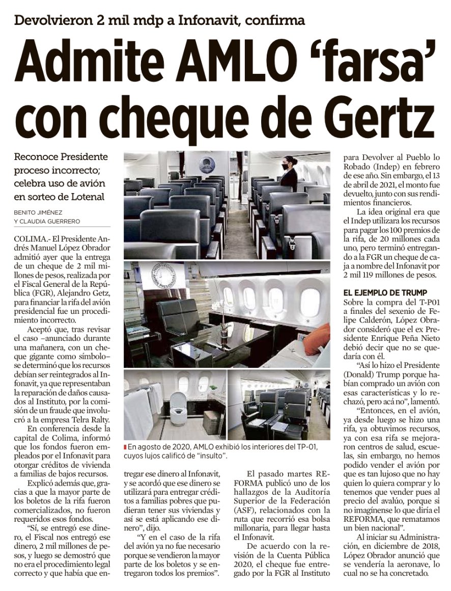 El presiente reconoce que armó un montaje presentando como donativo para su fraudulenta rifa del avión presidencial un cheque que jamás se utilizó para ese fin. 

Los fanáticos lo defienden por idiotas, los oportunistas por ambiciosos…

Las consecuencias las pagamos todos.