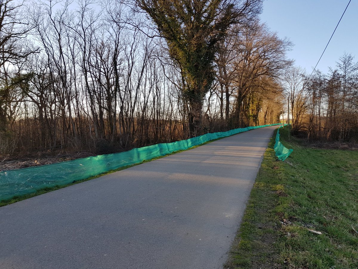 Vu sur les routes de l'Ain lors d'une promenade en #vélo : deux salles, deux ambiances...