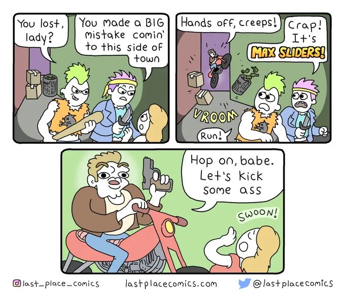 🏍️New comic: Max Sliders🏍️ 