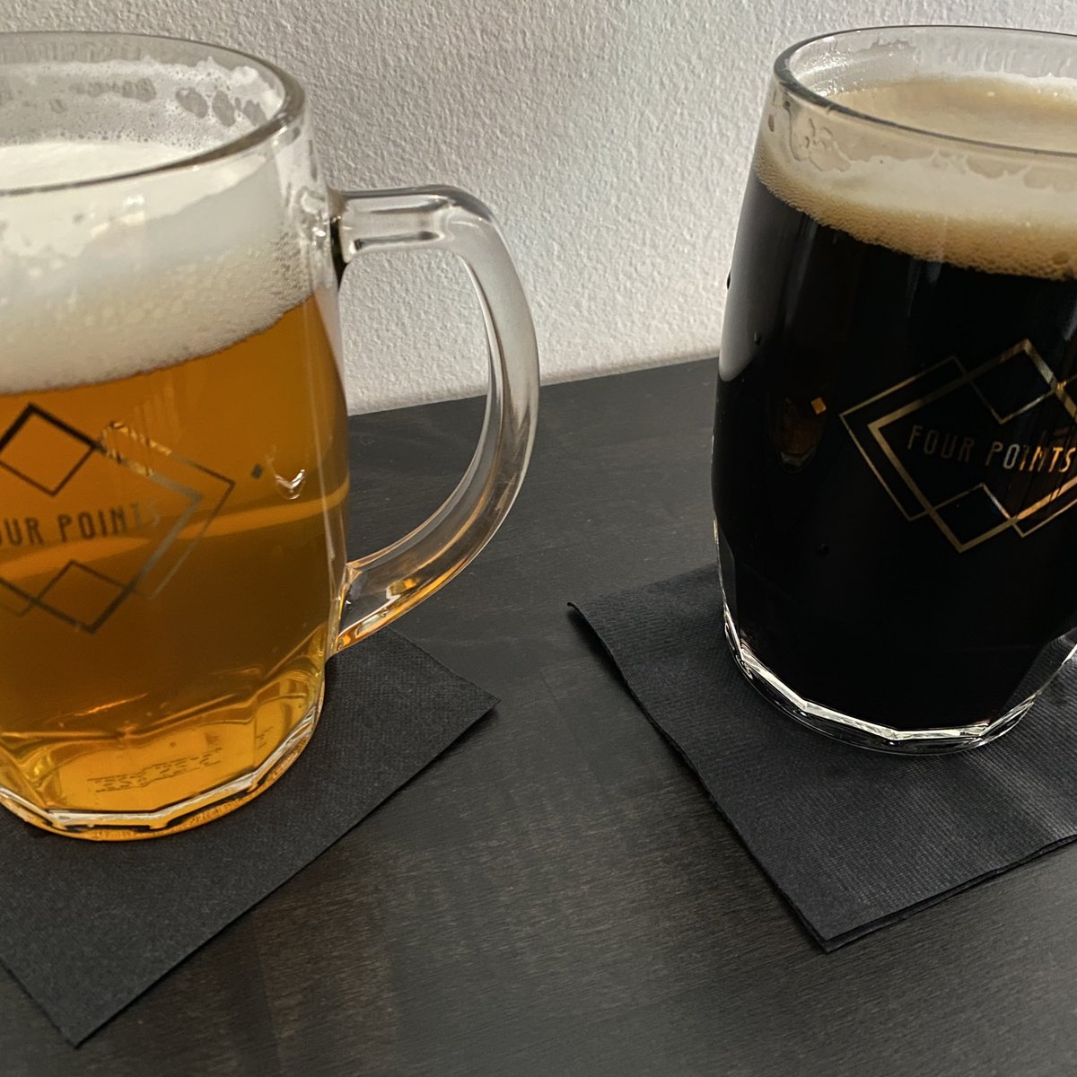 couple o’ lukr 🇨🇿 lager pours <a href="/Fourpointsbrews/">Four Points Brewing</a> 🍻