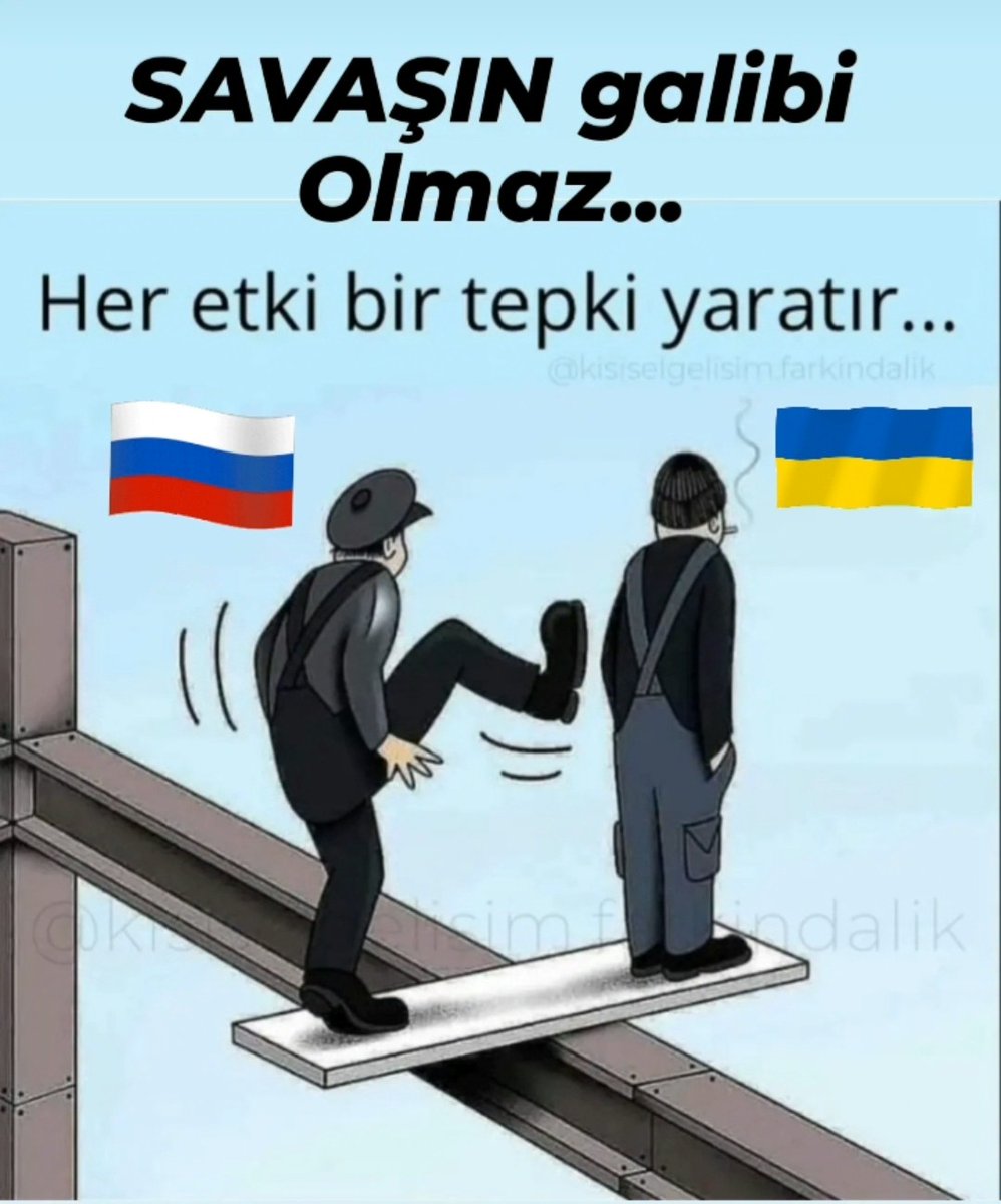 📌 
Savaşın galibi olmaz ❗