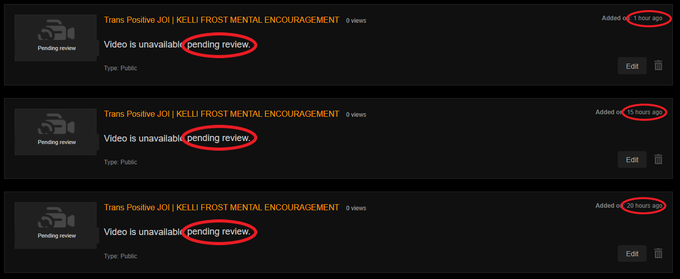 @PornhubHelp can I please get some assistance getting this video uploaded. I'm not sure if this is a<a class="tags" href="/tag/pornhubhelp">@pornhubhelp</a><a href="/tag/nsfw"class="tags"><span>#nsfw</span></a>