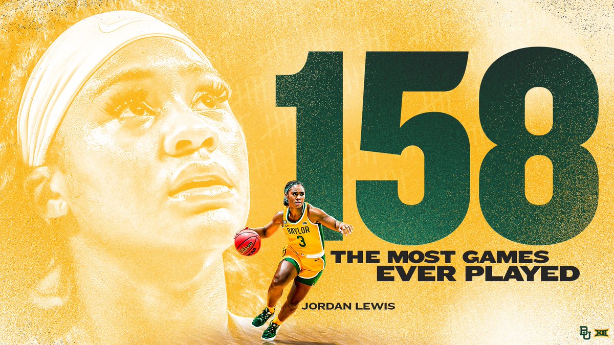 Live from Waco, an ✨NCAA record holder✨🤩

#SicEm | #GreaterThan