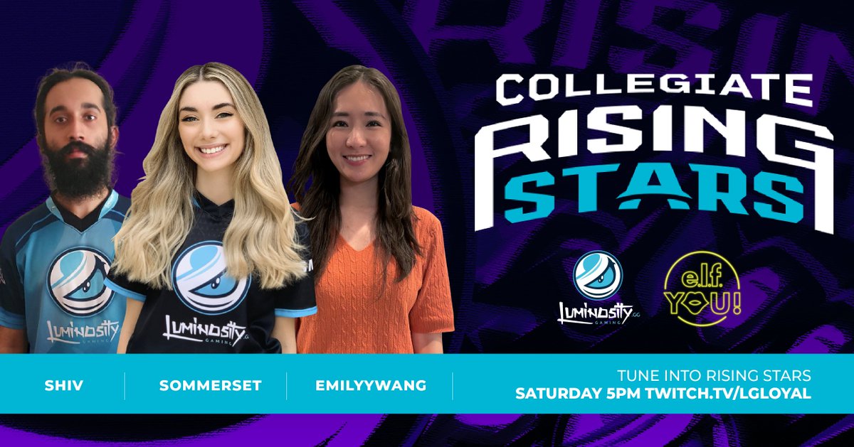 Luminosity's tweet image. 🌟ARE YOU READY FOR #RISINGSTARS!?🌟

Episode one starts tonight &amp;amp; joining us is the first set of incredibly talented judges who will help us decide which contestants will move on to the semi-finals!!!🌟#TheSommerset🌟#ShivFPS 🌟#emilyywng

🕔 5PM ET
📺 twitch.tv/lgloyal