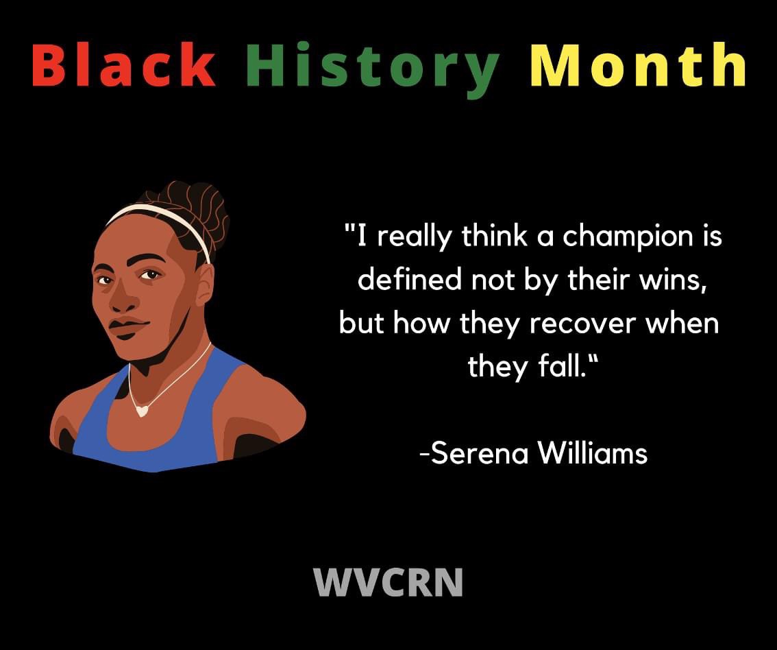 Today, we’re looking at another black icon, Serena Williams, who reminds us that the road to recovery equals success!

#BlackHistoryMonth