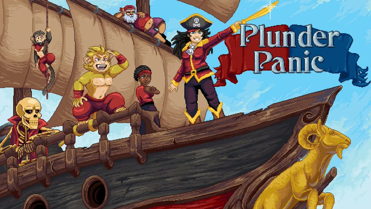 SteamGamesPC's tweet image. 🌴🏴‍☠️"Plunder Panic"🏴‍☠️🌴 is Free on #Steam
👉store.steampowered.com/app/1455900/Pl…
🧨Plunder Panic is an online platformer / capture the flag multiplayer game in Early Access.
⏰Get this PC game for free on Steam before February 28th 2022 at 7 PM CET and keep it forever.
#PlunderPanic #FreeGame