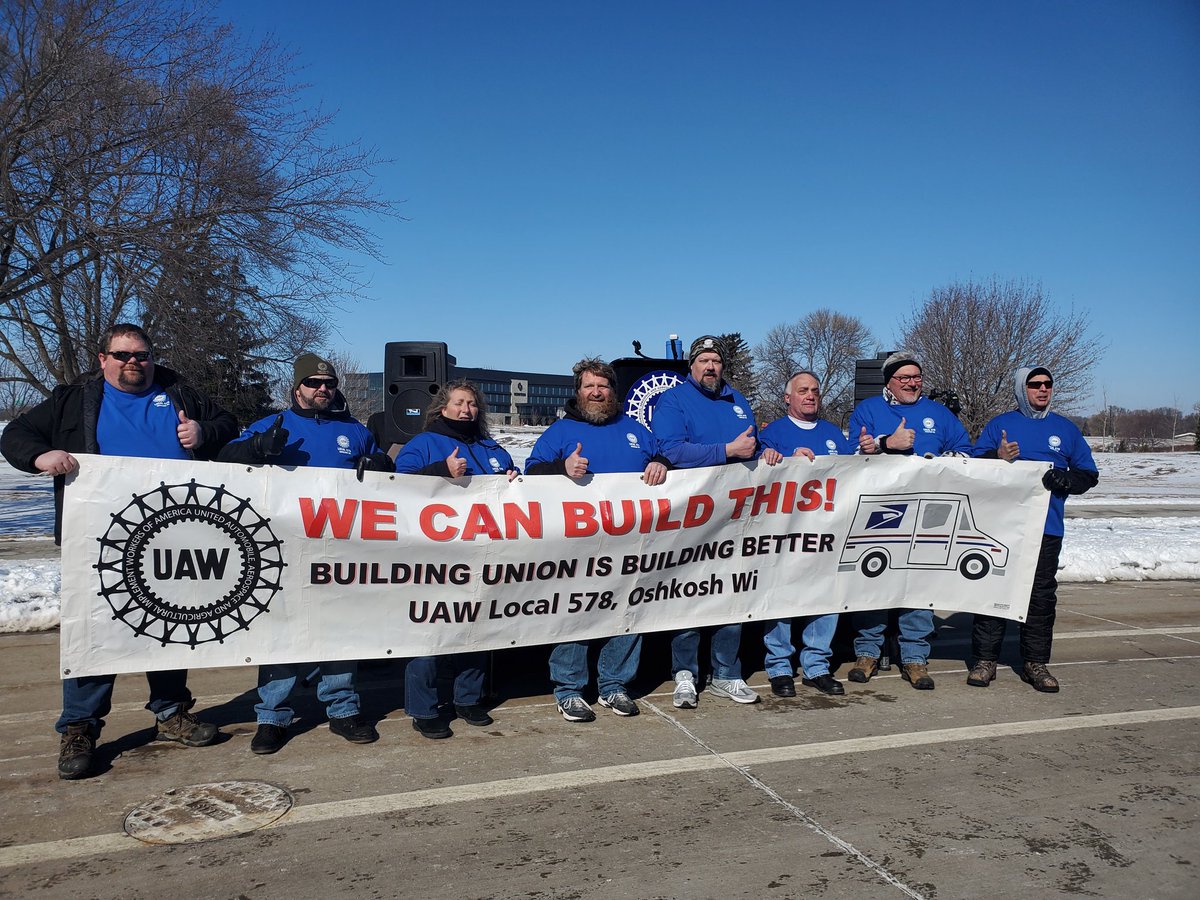 wisaflcio's tweet photo. #wecanbuildit #builditunion UAW Local 578 strong. https://t.co/s1SwyZq8CB
