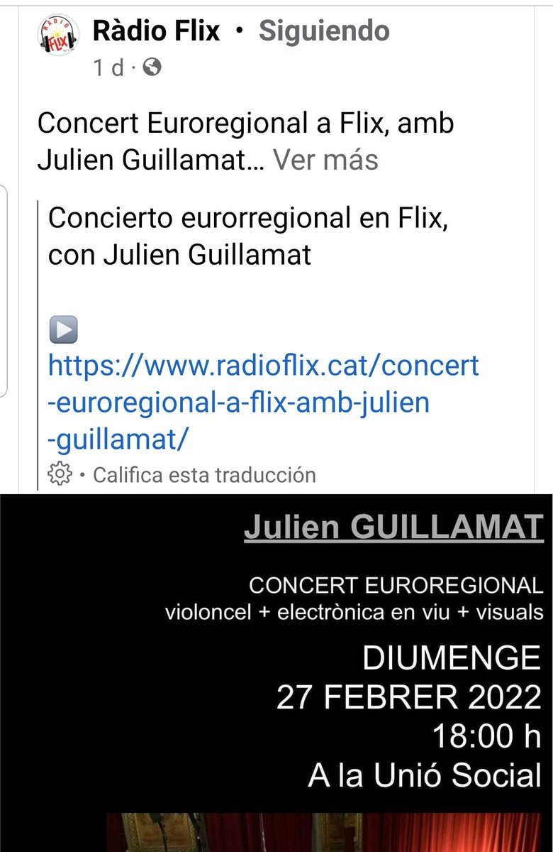 SocialUnio's tweet photo. DIUMENGE 27 US ESPEREM A LA SOCIAL CONCERT Euroregió Pirineus Mediterrània | Eurorégion Pyrénées-Méditerranée

Organizat per l'Ajuntament de Flix
Ajuntament de Flix Julien Guillamat 

Gràcies Ràdio Flix Ràdio Flix

@Euroregion @AjuntamentFlix @SocialUnio @JulienGuillamat https://t.co/sTpOk93eNi