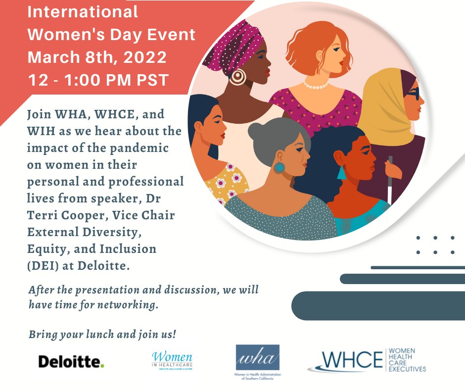 WHCESFBay's tweet photo. Join WHCE, WHA and WIH on International Womens Day, March 8, for a virtual event to hear about the impact of the pandemic on women in their personal and professional lives - https://t.co/T0tOQVRoad https://t.co/YeACH34G2z